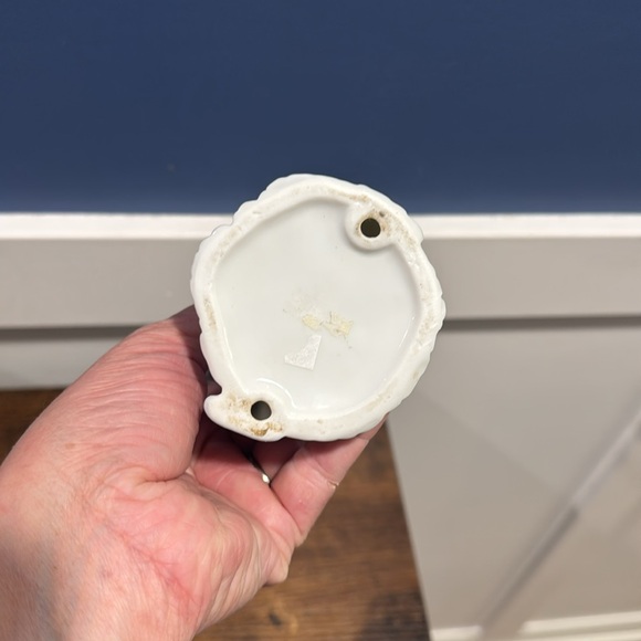 Porcelain Bride Groom Figurine elegant 5” Tall Vintage cake topper blonde - Picture 7 of 9